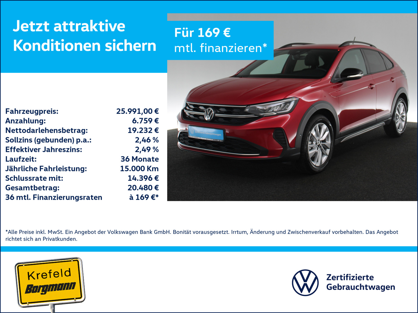 VW Taigo 1.0 TSI Goal