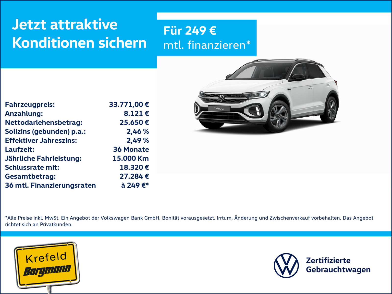 VW T-Roc 1.5 TSI R-Line