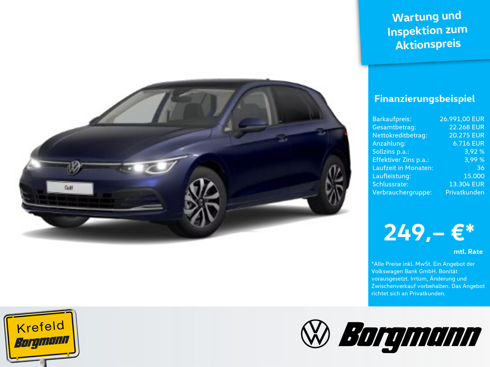 VW Golf VIII 2.0 TDI Active