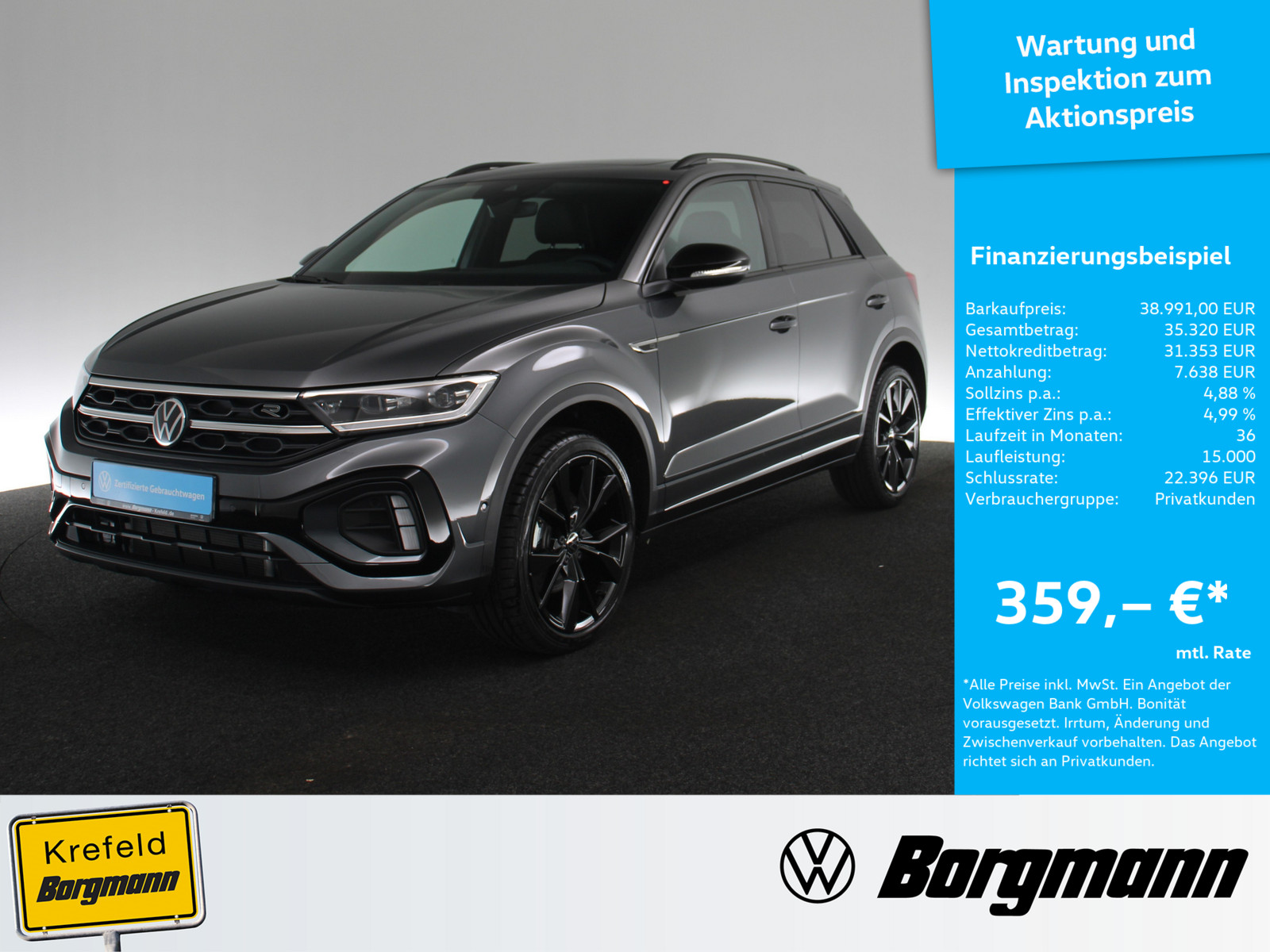 VW T-Roc 2.0 TSI R-Line 4Motion