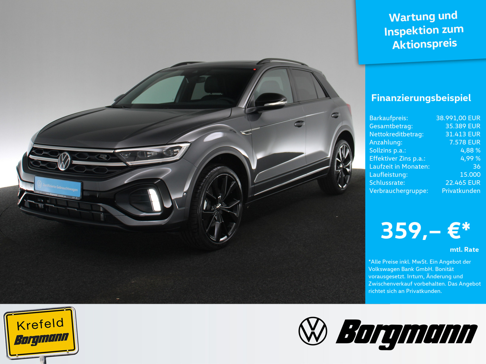 VW T-Roc 2.0 TSI R-Line 4Motion