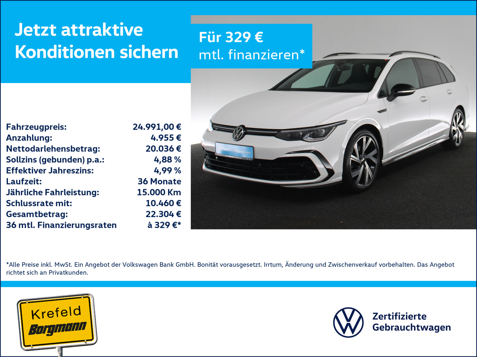 VW Golf VIII 2.0 TDI R-Line