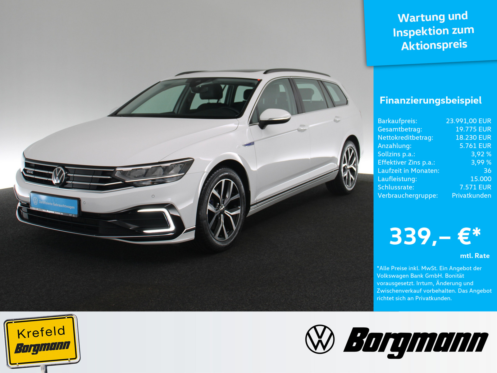 VW Passat Variant 1.4 TSI Hybrid GTE