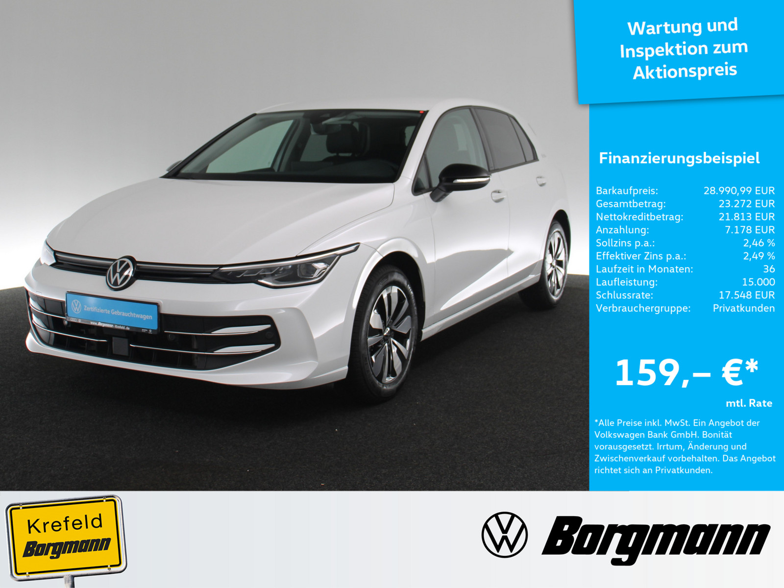 VW Golf VIII 2.0 TDI Goal