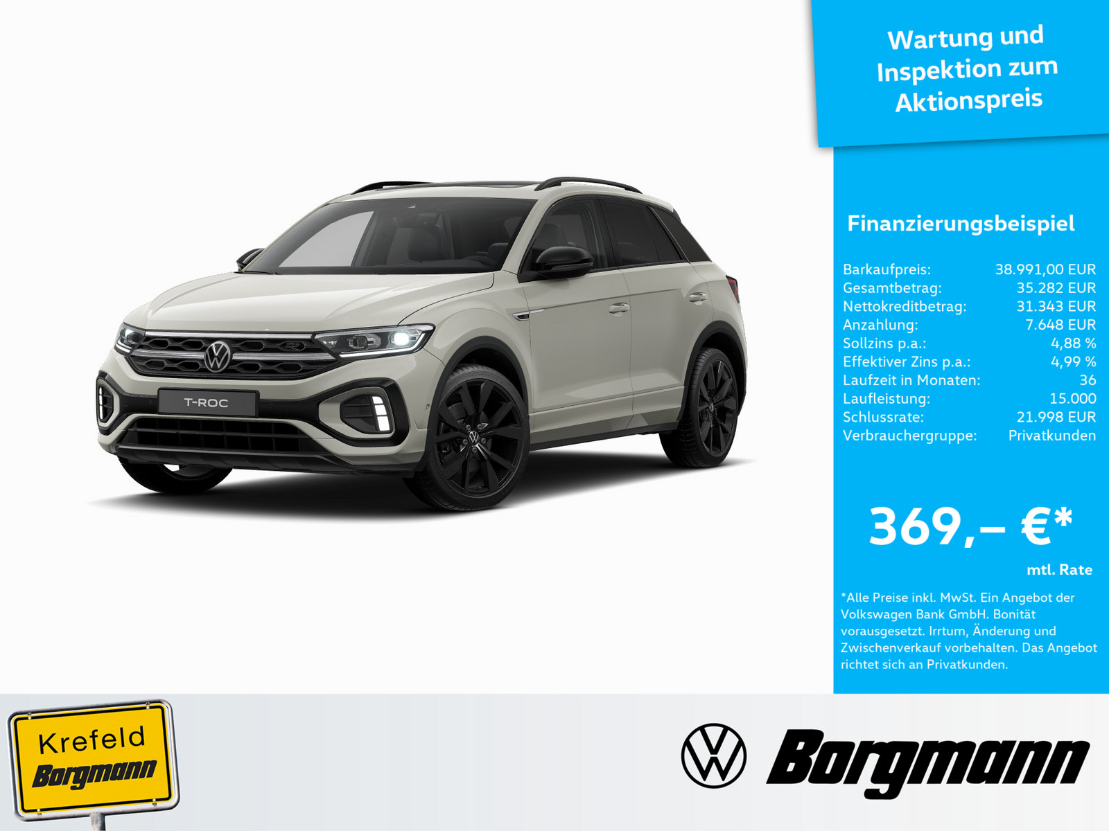 VW T-Roc 2.0 TSI R-Line 4Motion