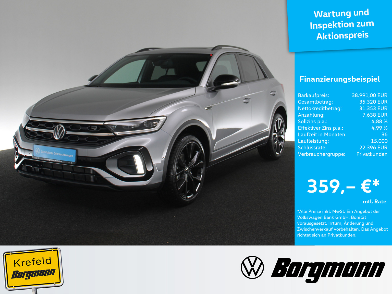 VW T-Roc 2.0 TSI R-Line 4Motion