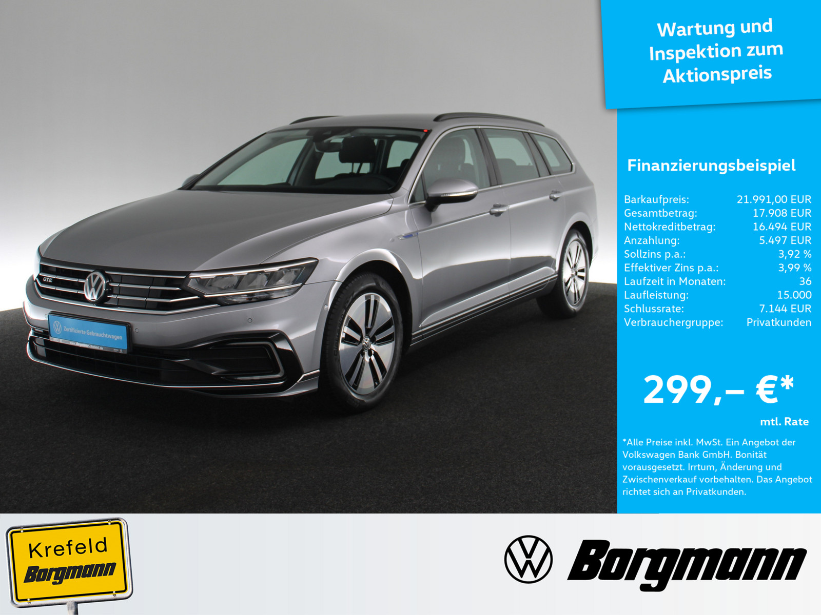 VW Passat Variant 1.4 TSI Hybrid GTE
