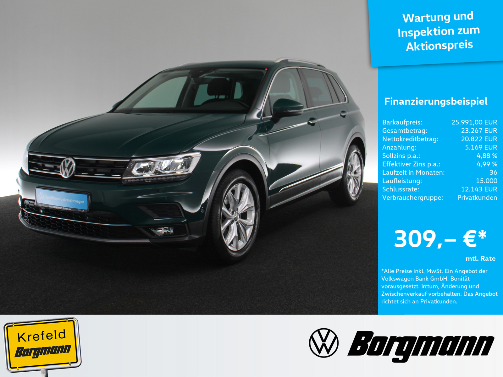 VW Tiguan 1.5 TSI Highline