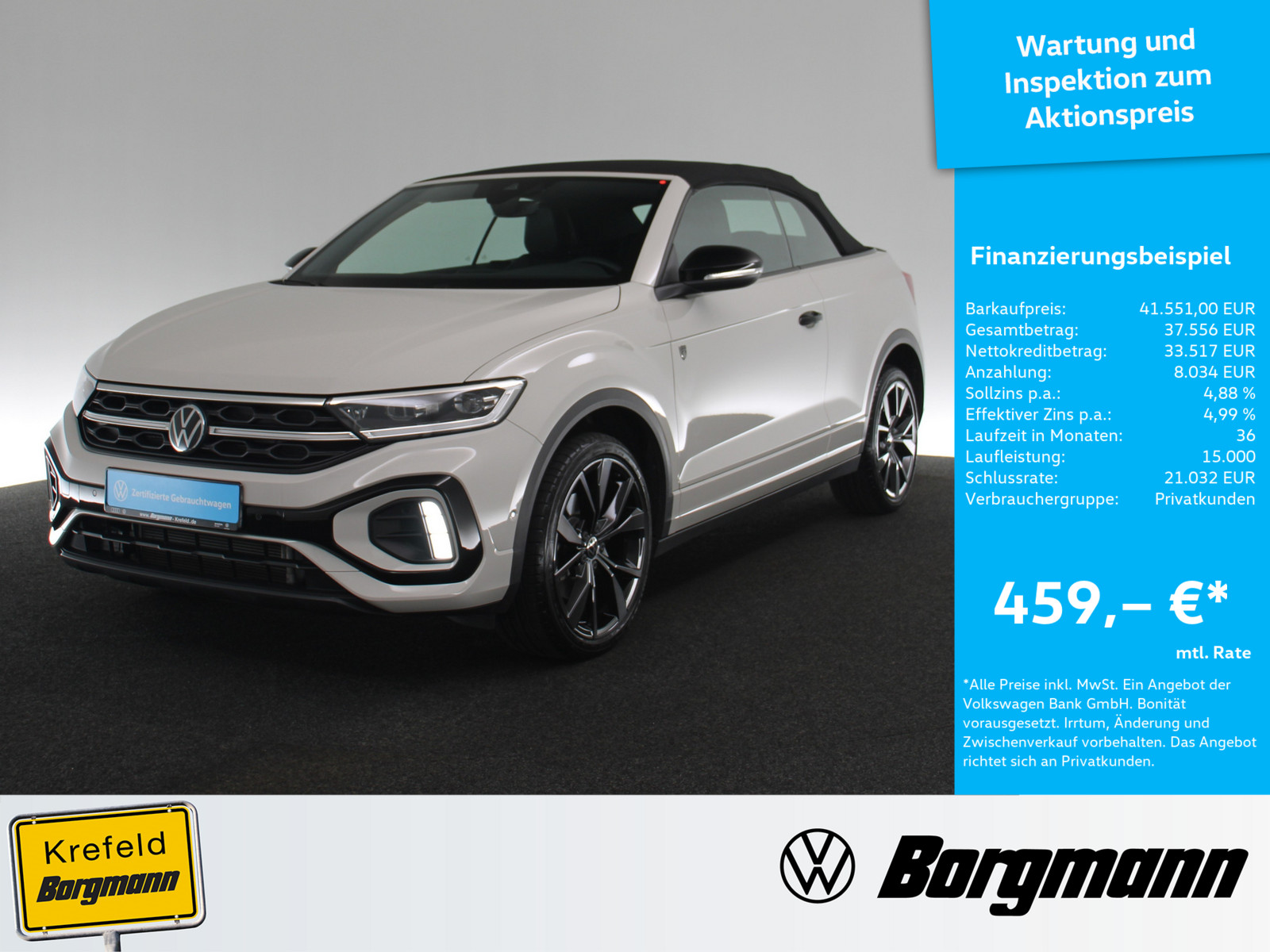 VW T-Roc Cabriolet 1.5 TSI R-Line Edition Karmann