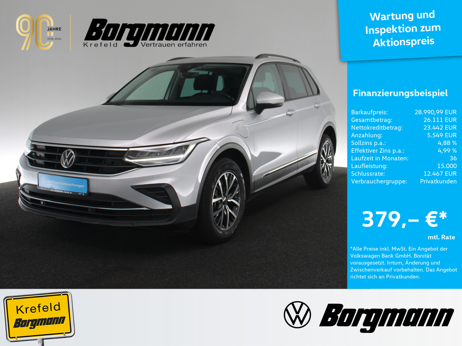VW Tiguan 1.4 TSI eHybrid Life