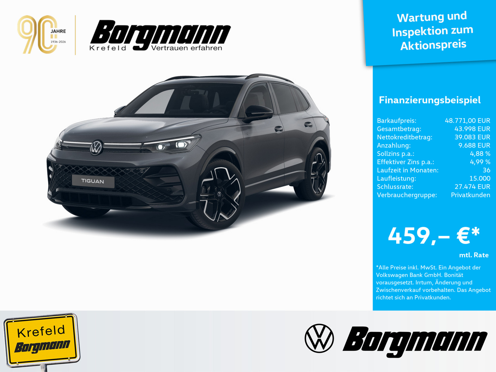 VW Tiguan 2.0 TDI R-Line 4Motion