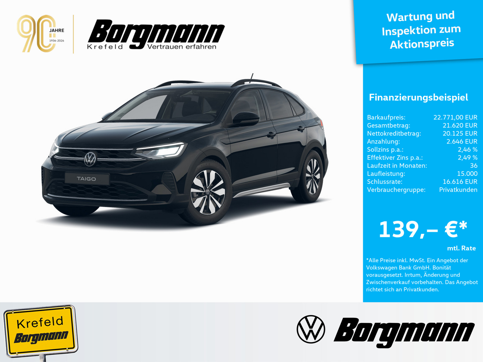 VW Taigo 1.0 TSI Goal