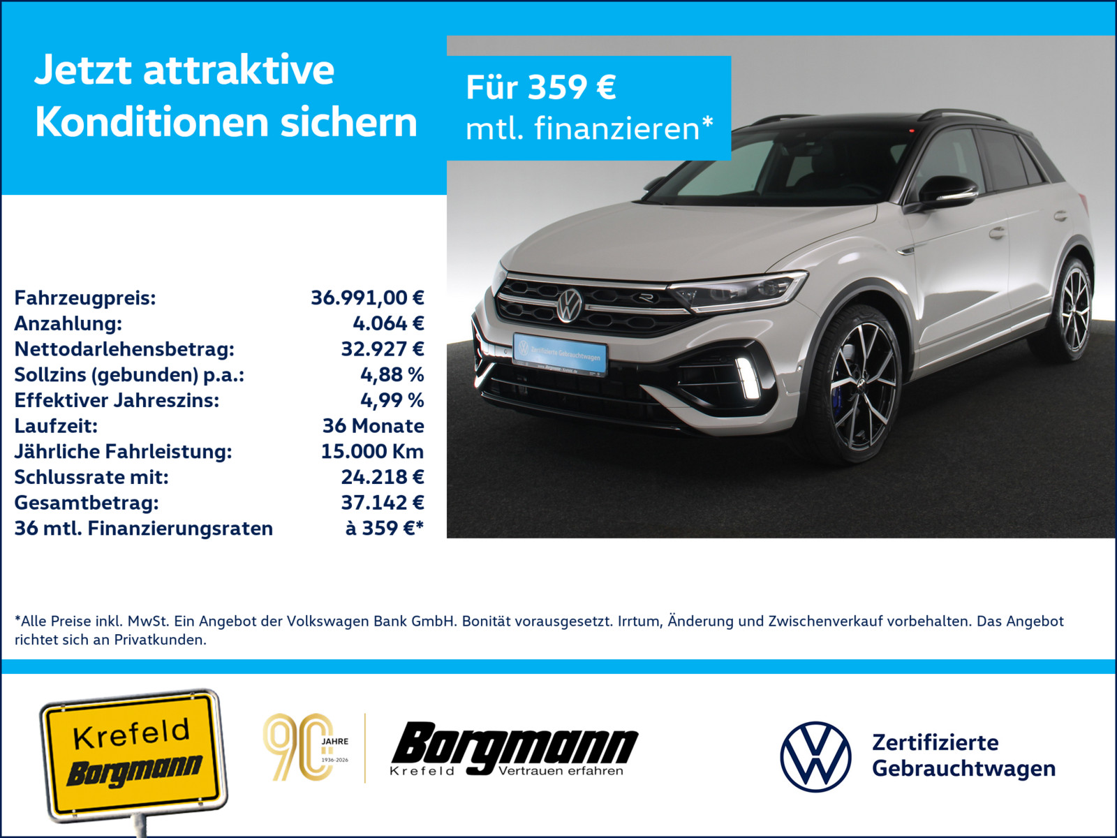 VW T-Roc 2.0 TSI R 4Motion