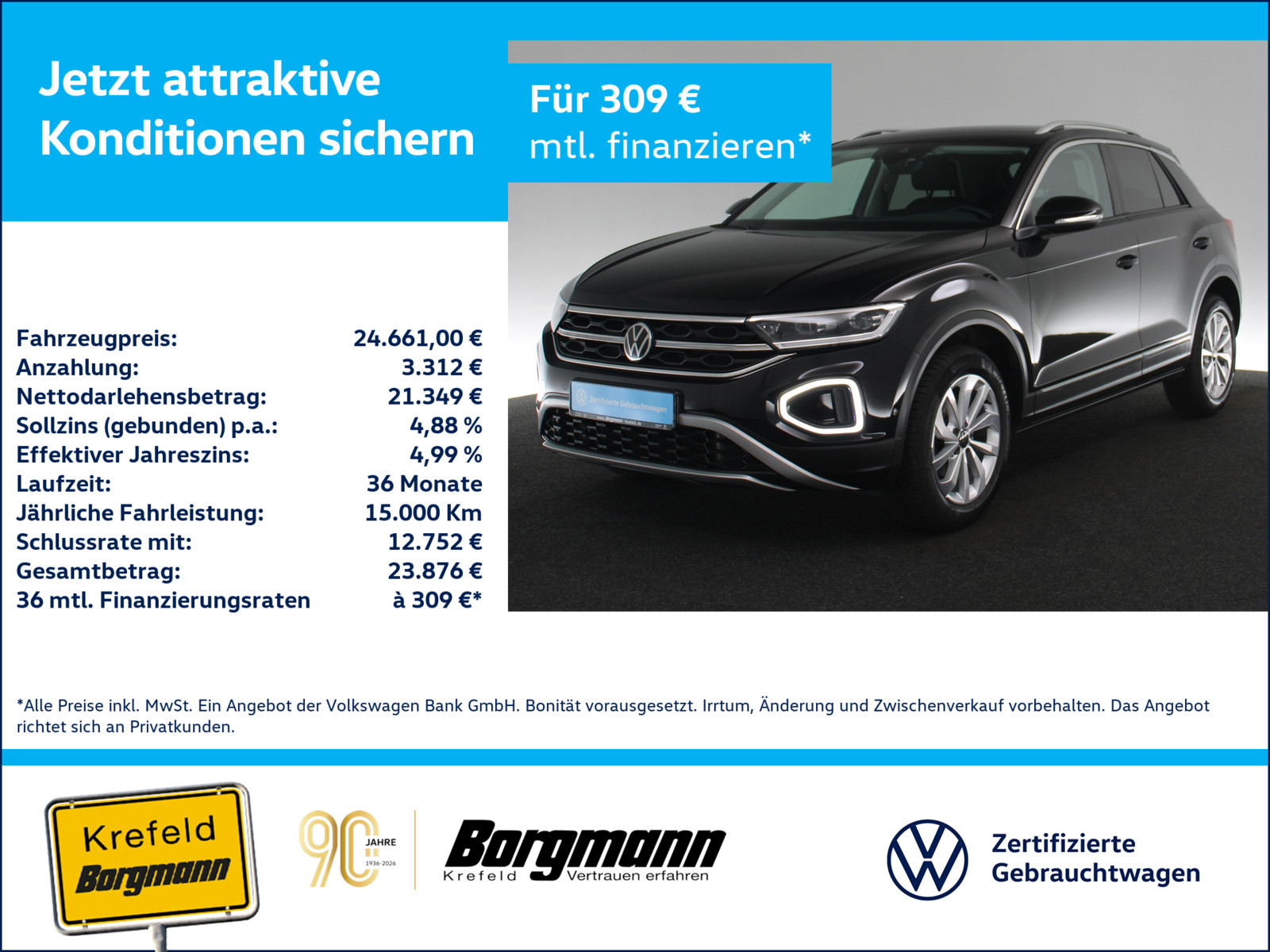 VW T-Roc 1.5 TSI Style
