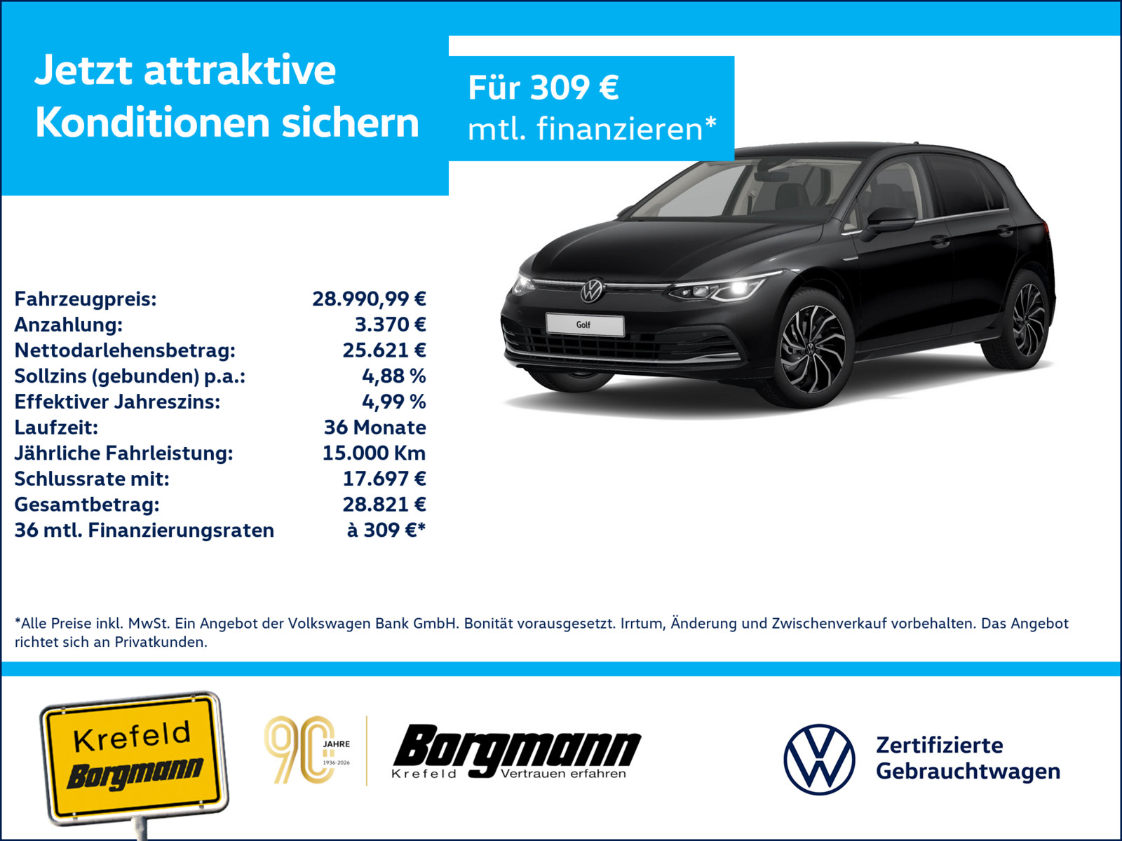VW Golf VIII 1.5 eTSI Style