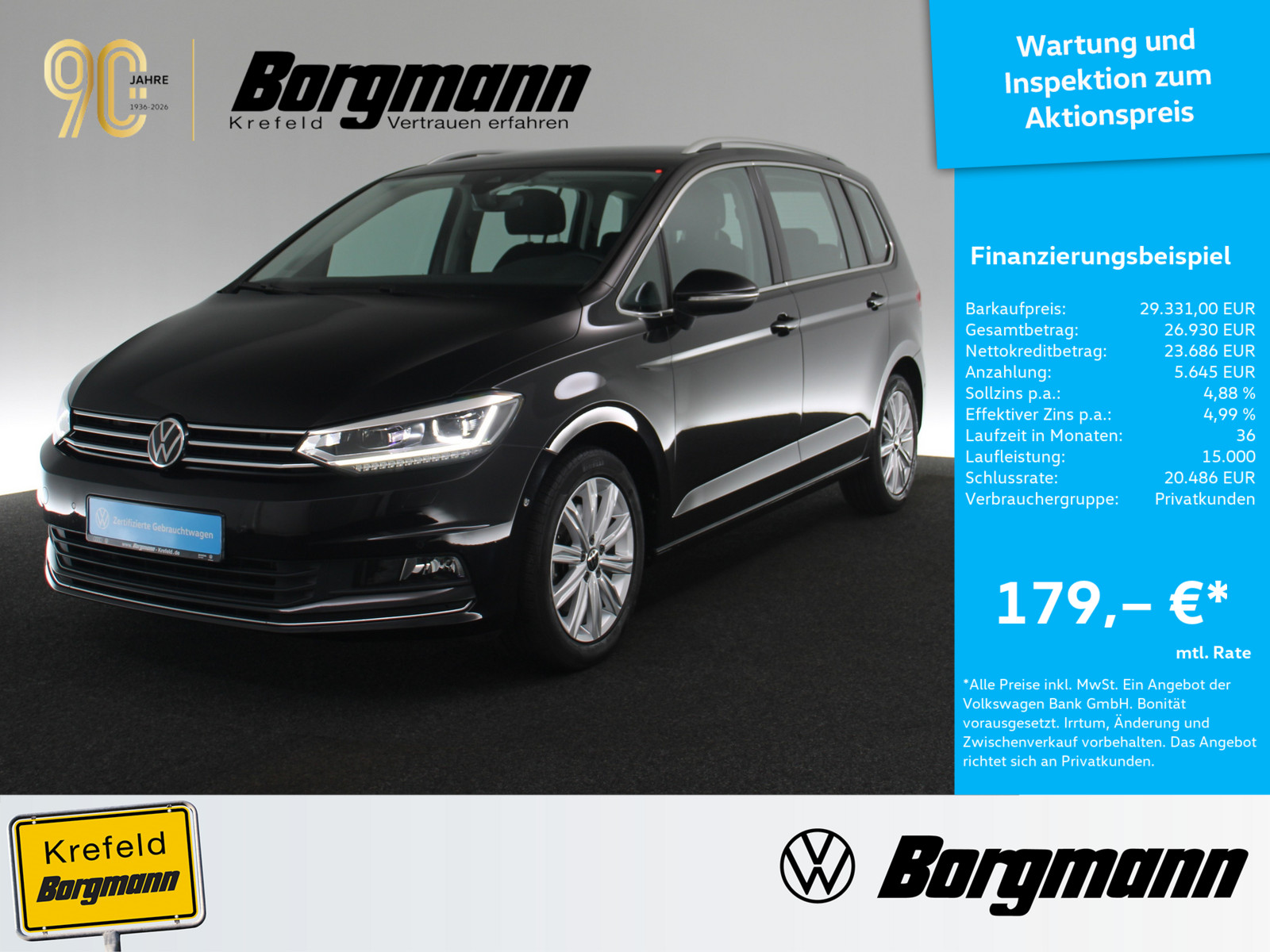 VW Touran 1.5 TSI Highline