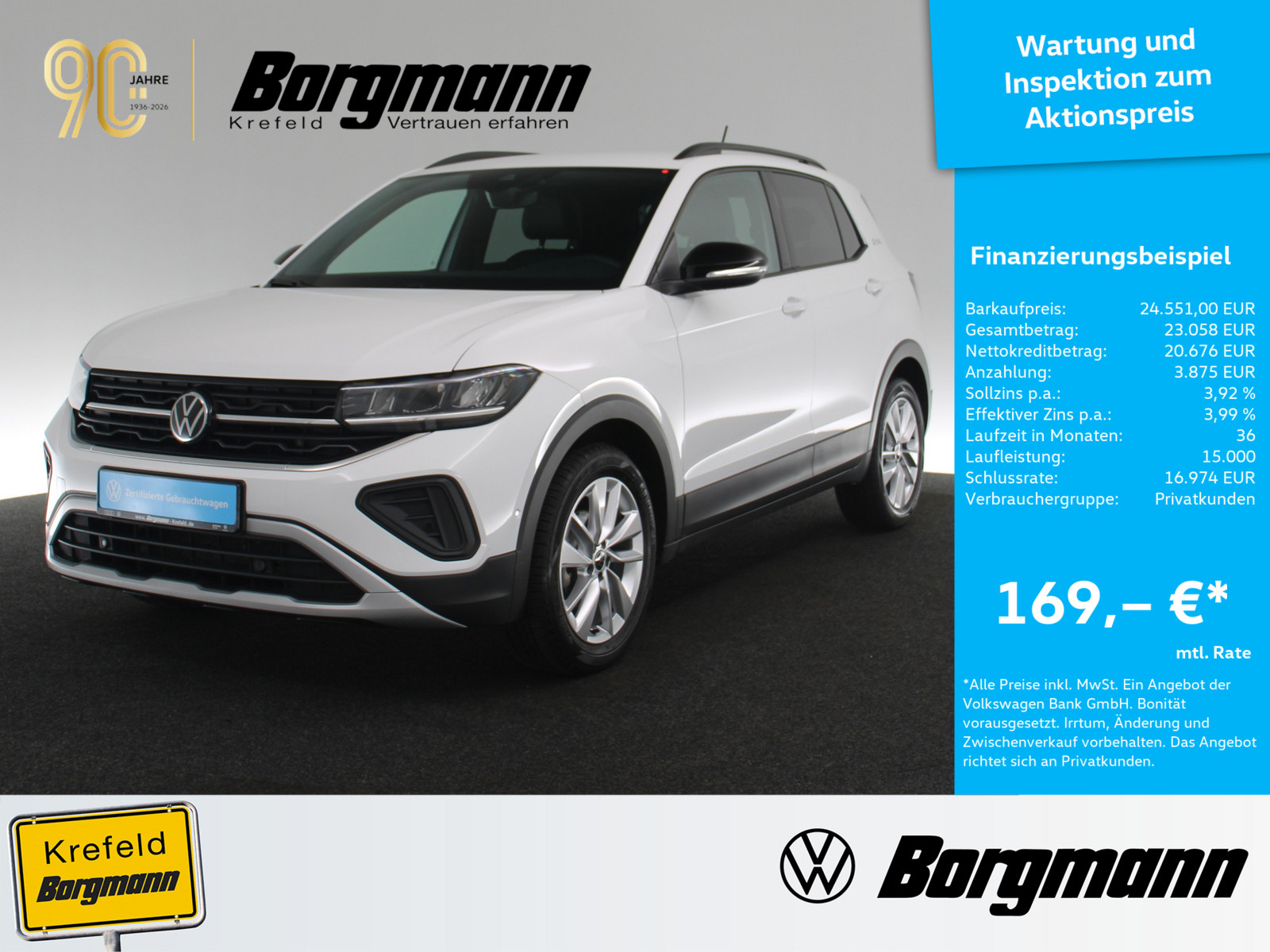 VW T-Cross 1.0 TSI Goal