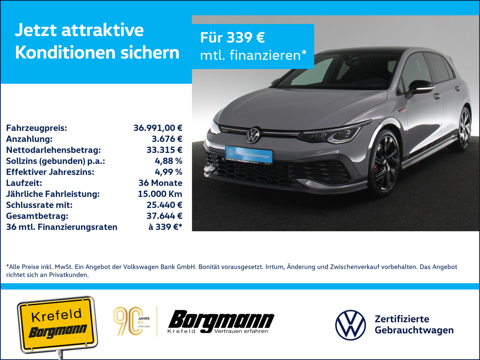 VW Golf VIII 2.0 TSI GTI Clubsport