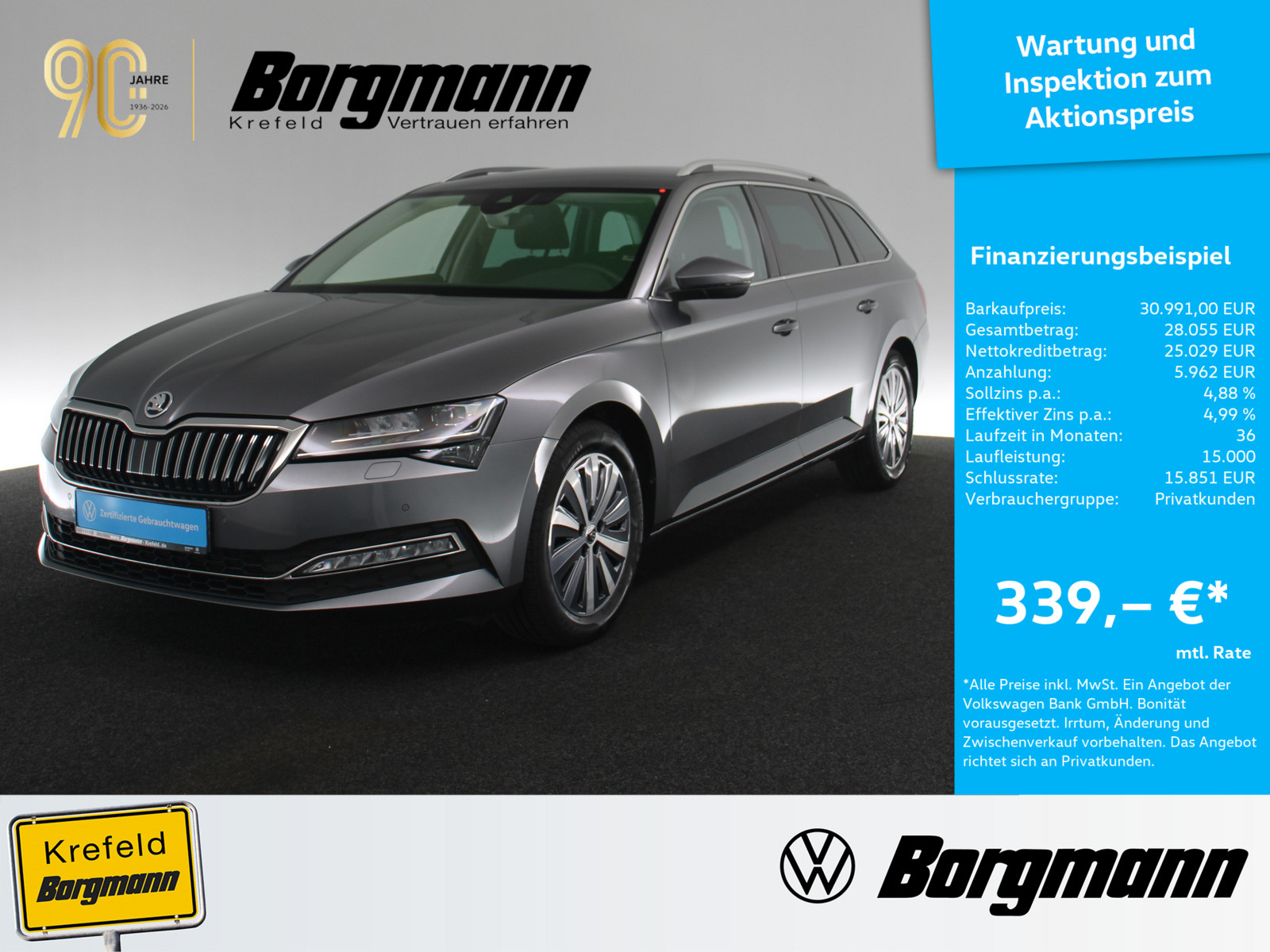 SKODA Superb Combi 2.0 TDI Style