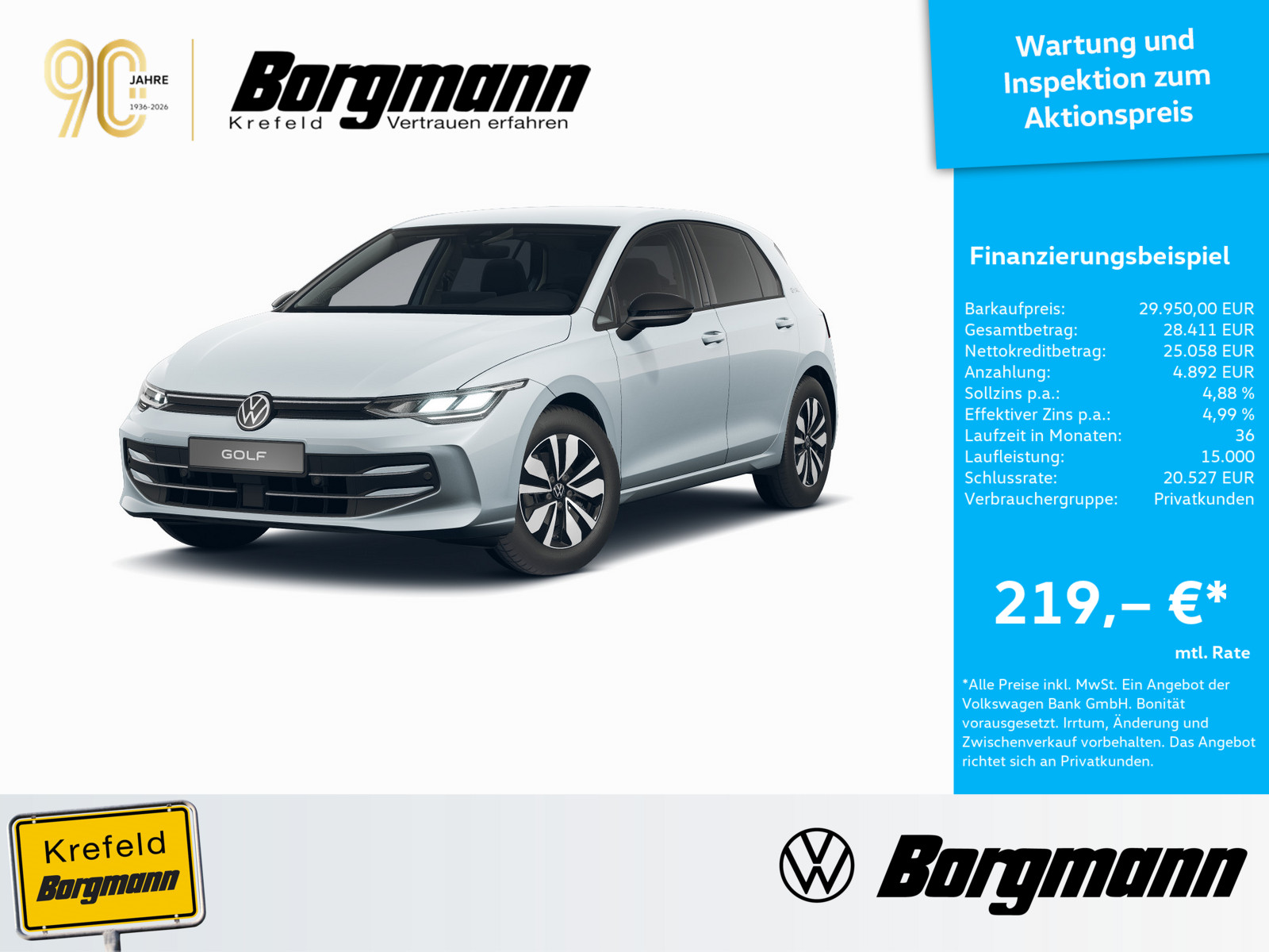 VW Golf VIII 1.5 eTSI Goal