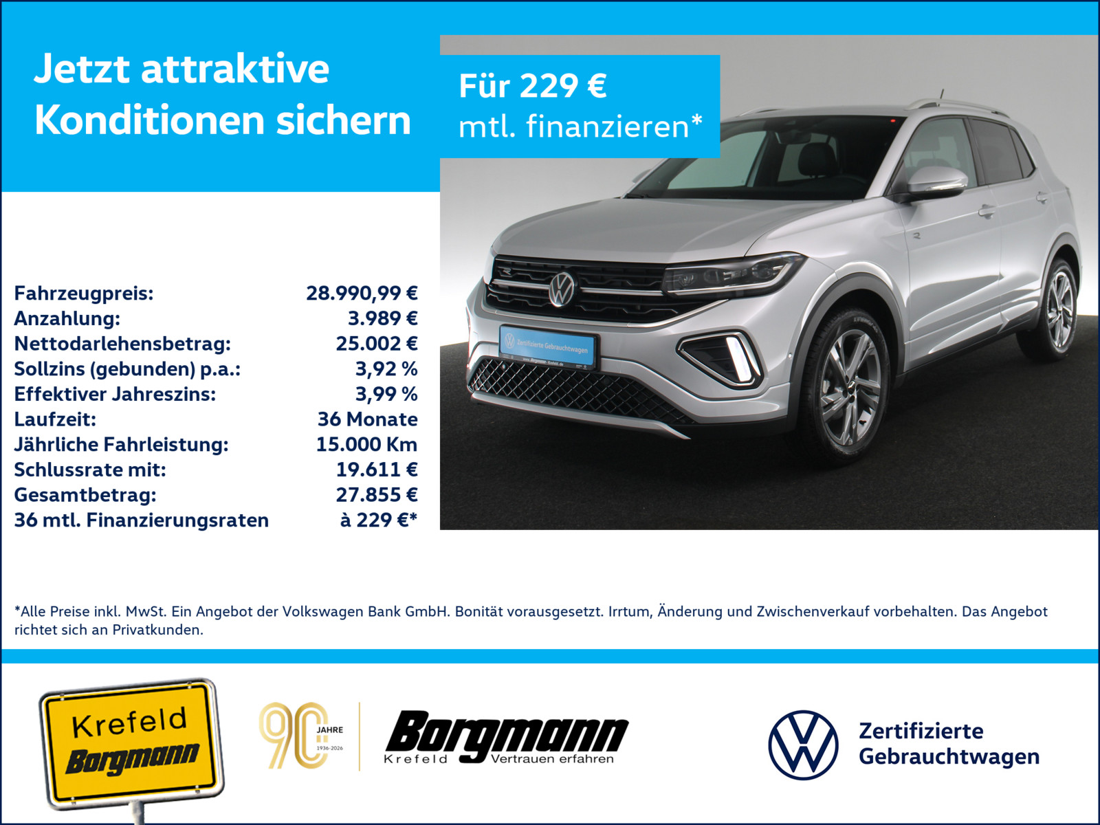 VW T-Cross 1.5 TSI R-Line