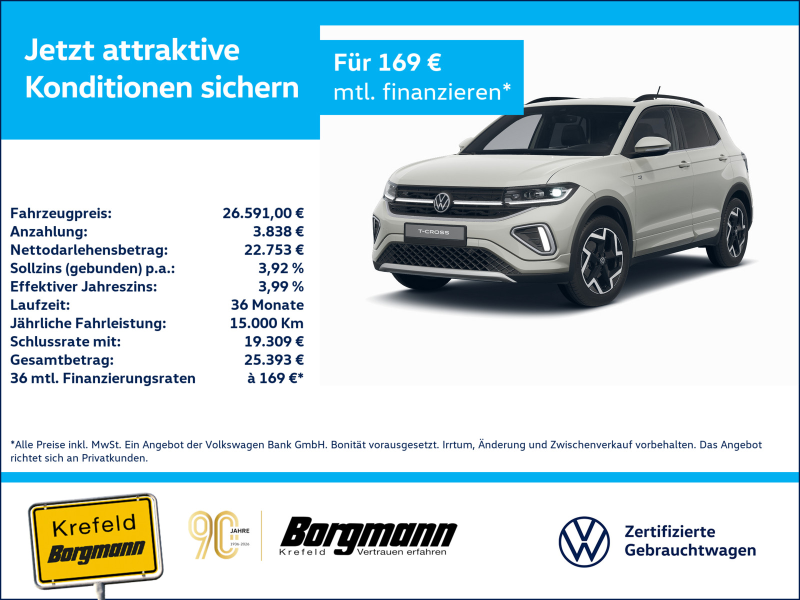 VW T-Cross 1.0 TSI R-Line