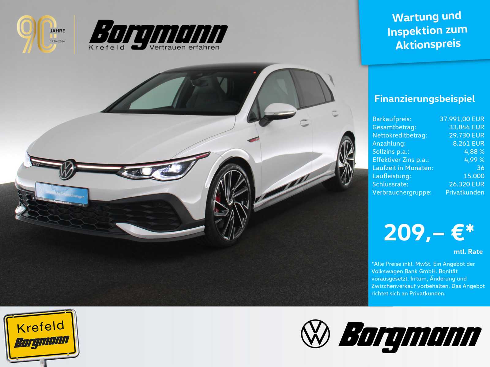 VW Golf VIII GTI Clubsport