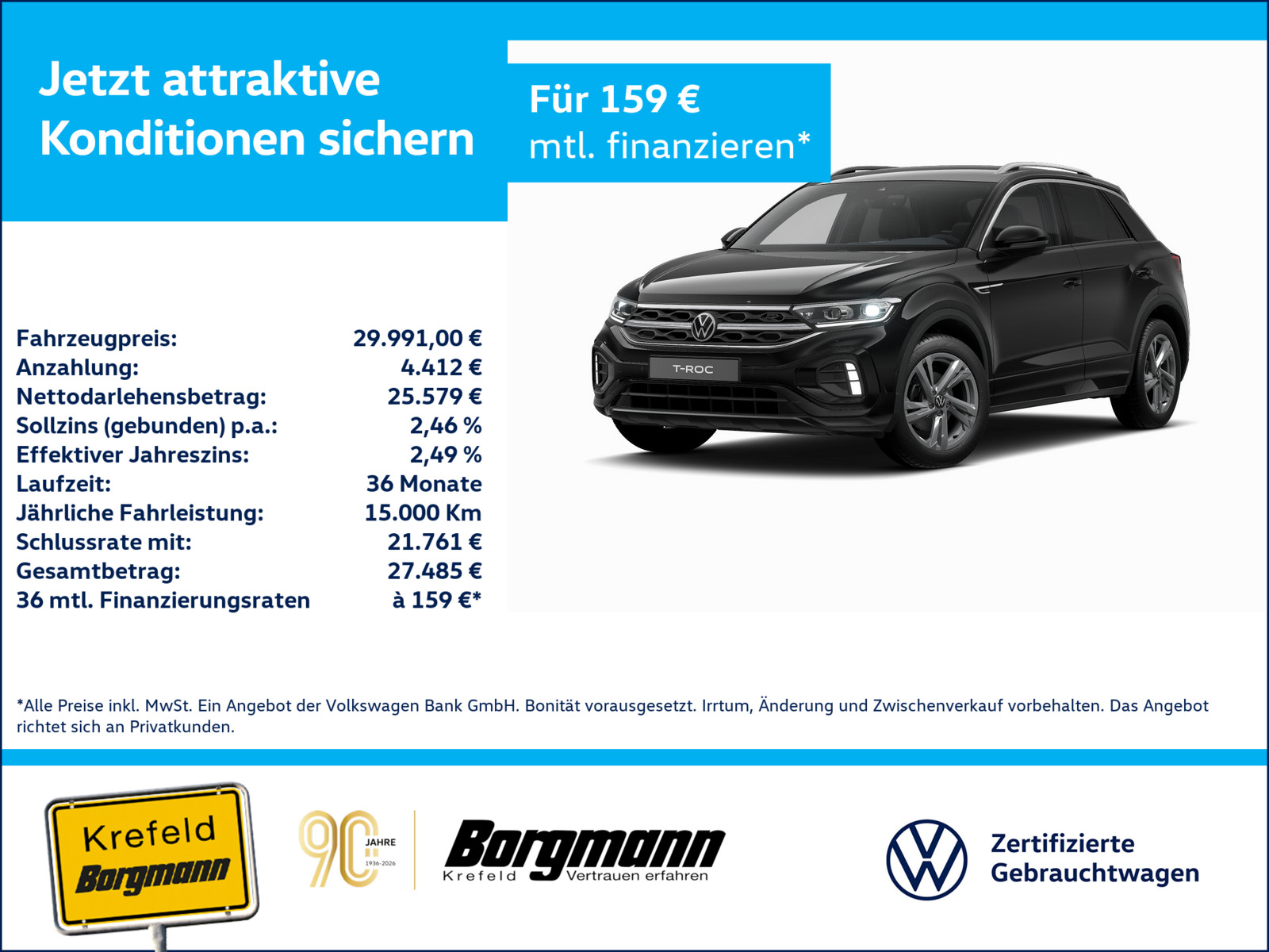 VW T-Roc 1.5 TSI R-Line