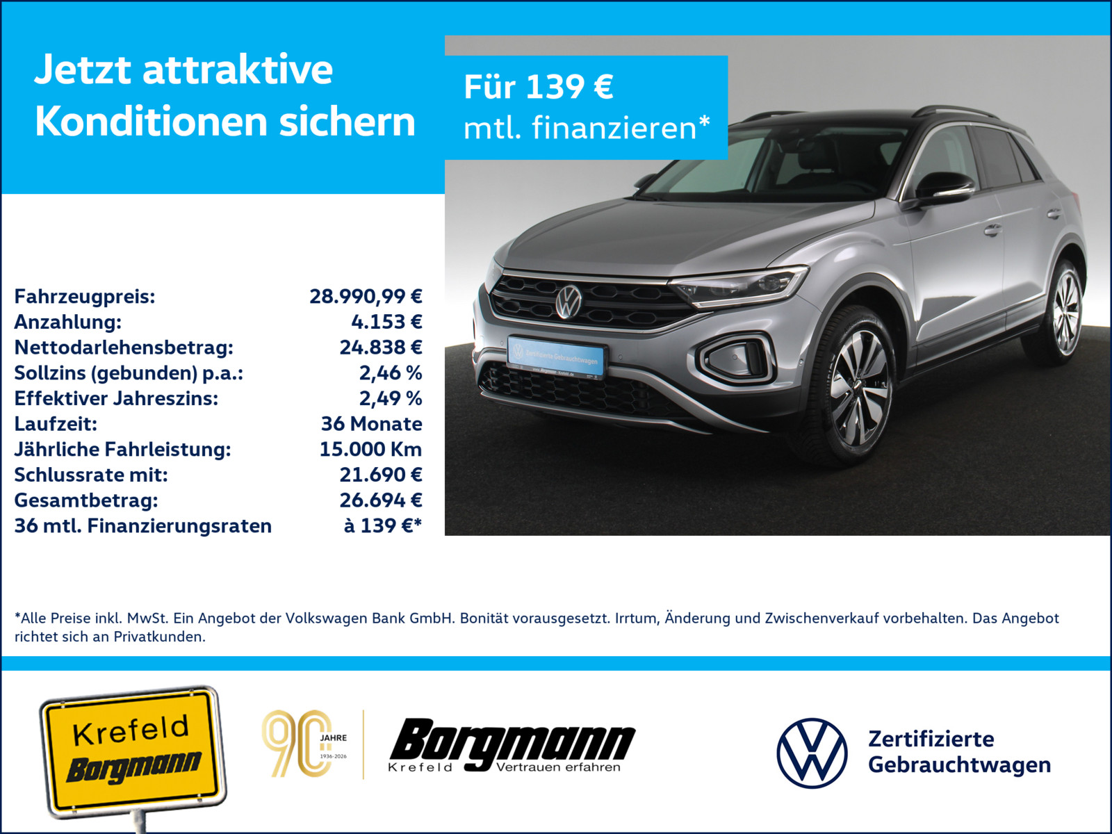 VW T-Roc 2.0 TDI Goal