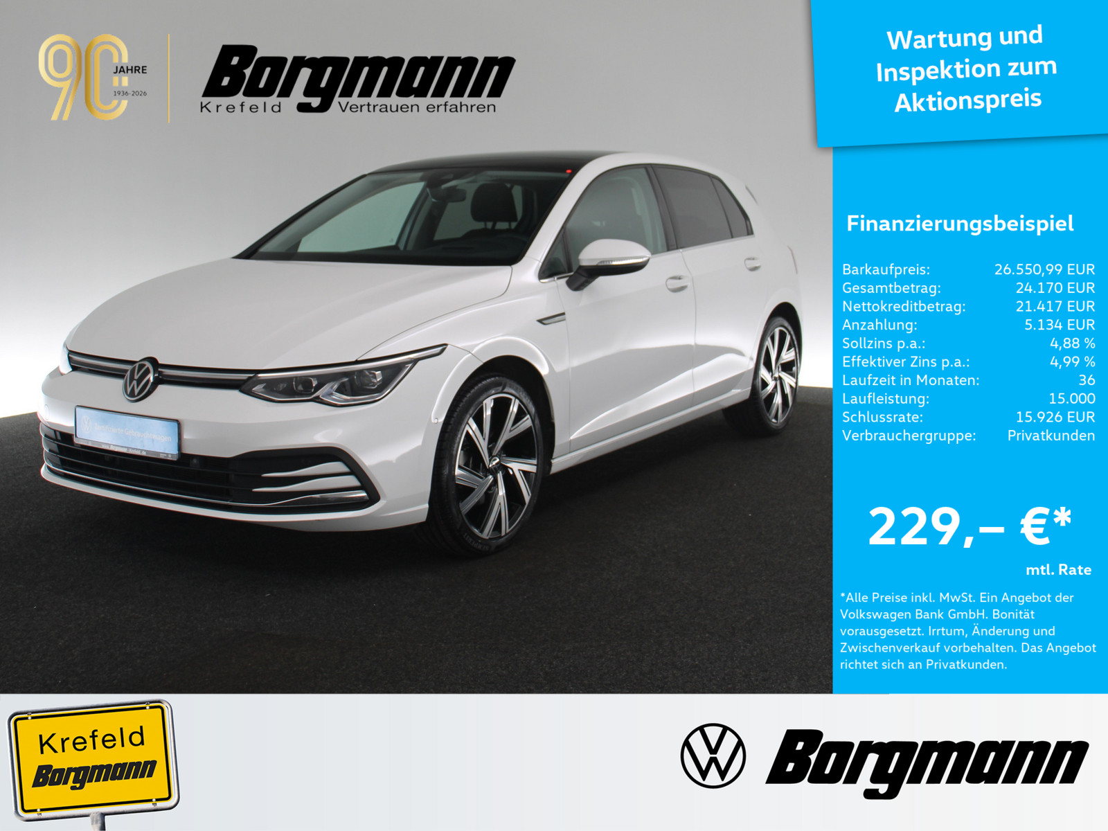 VW Golf VIII 2.0 TDI Style