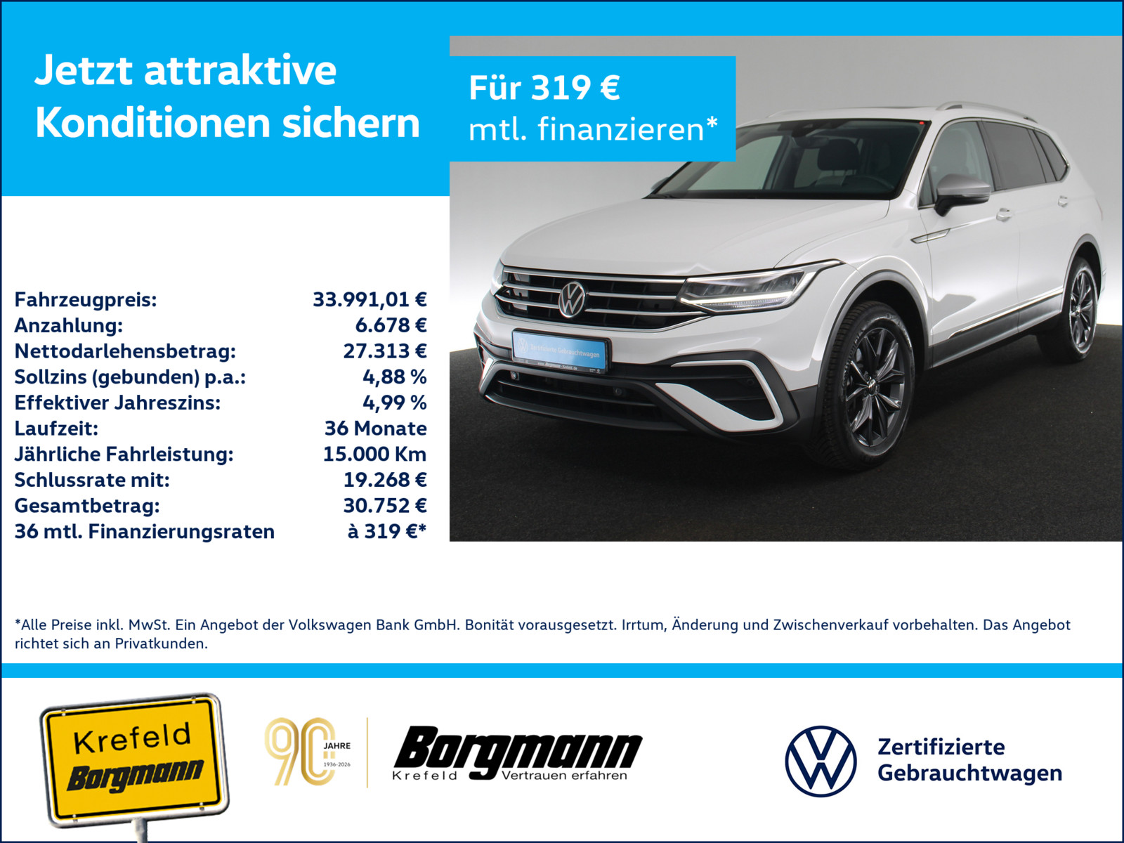 VW Tiguan Allspace 2.0 TSI Life 4Motion