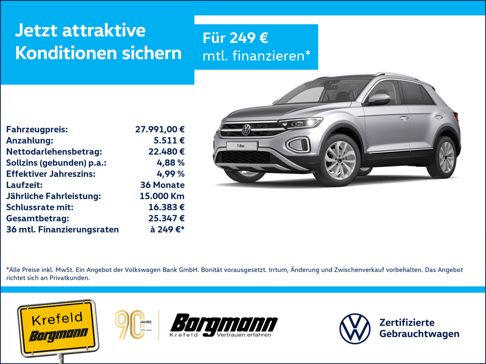 VW T-Roc 1.5 TSI Style