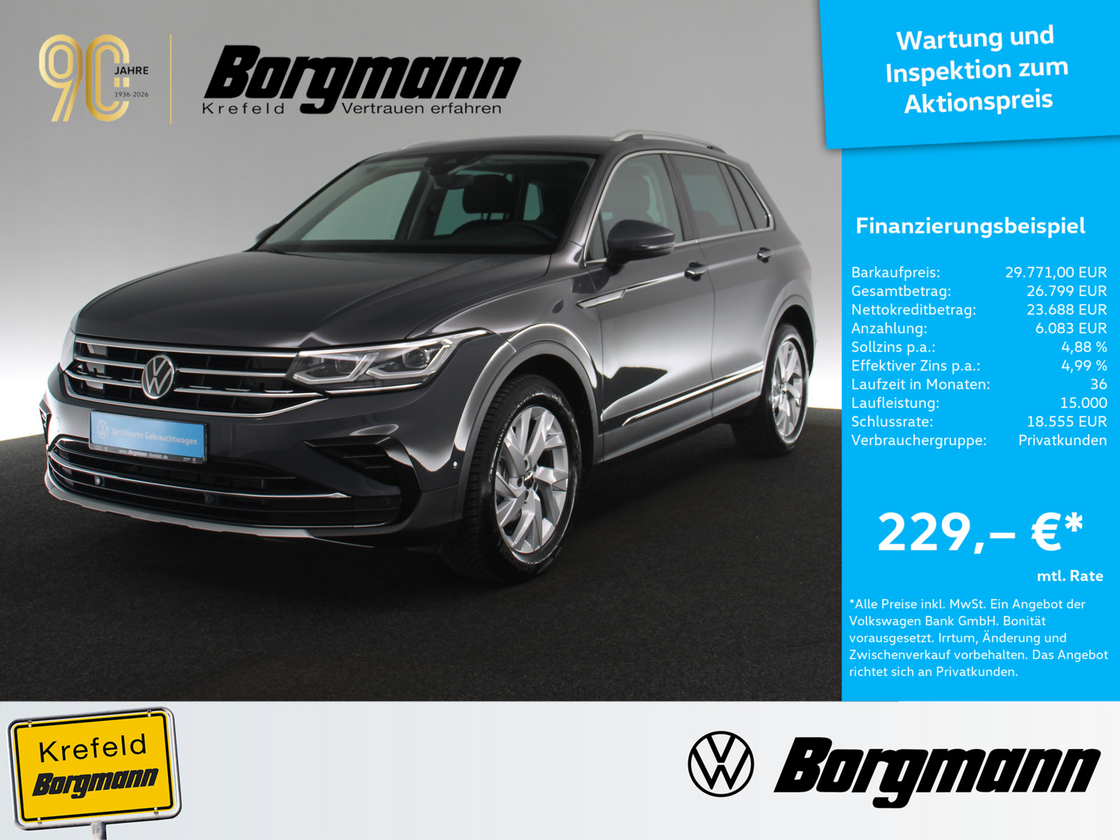 VW Tiguan 1.5 TSI Elegance