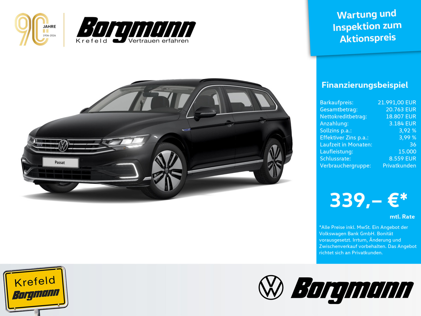 VW Passat Variant 1.4 TSI Hybrid GTE