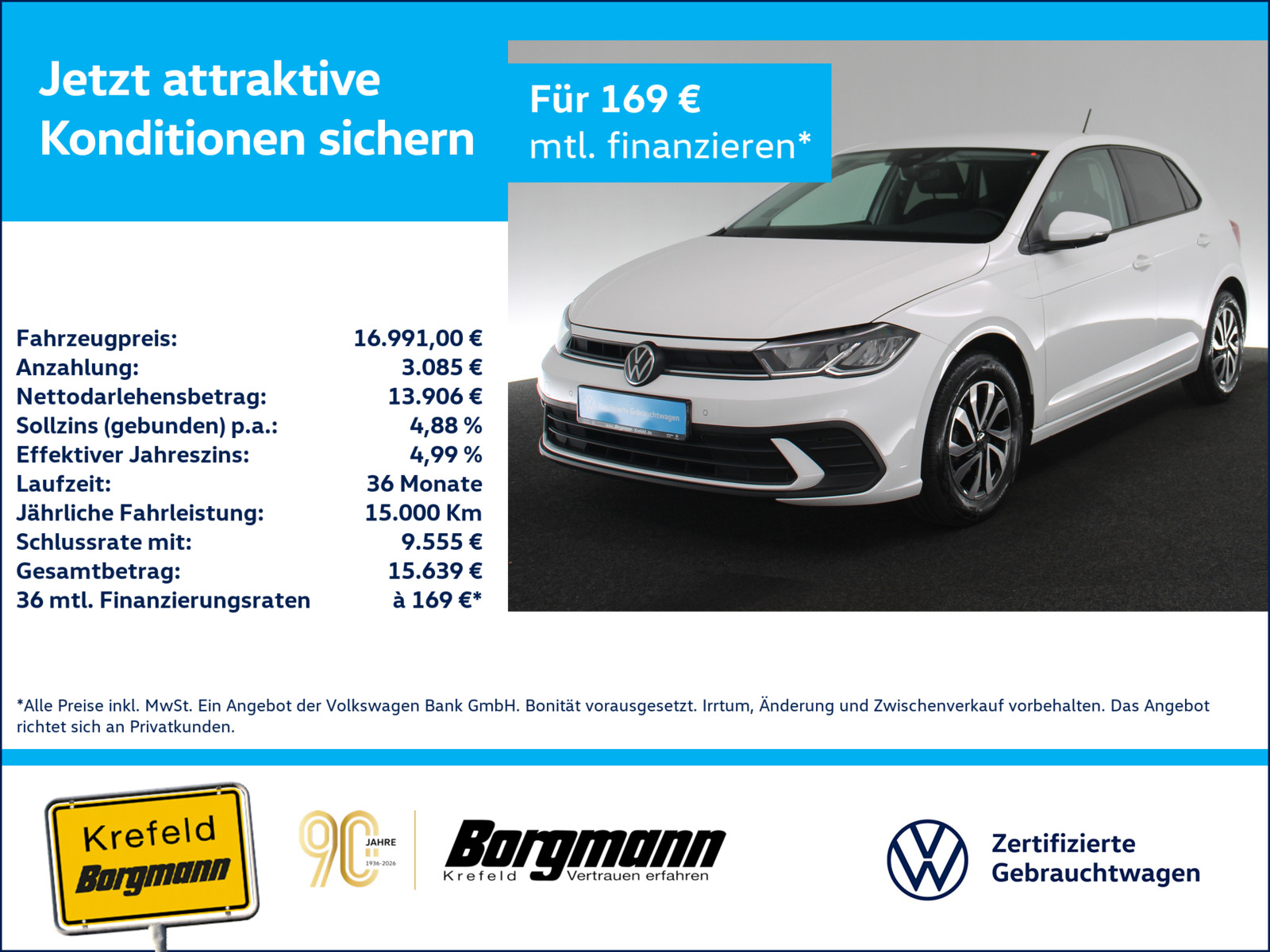 VW Polo 1.0 TSI Active