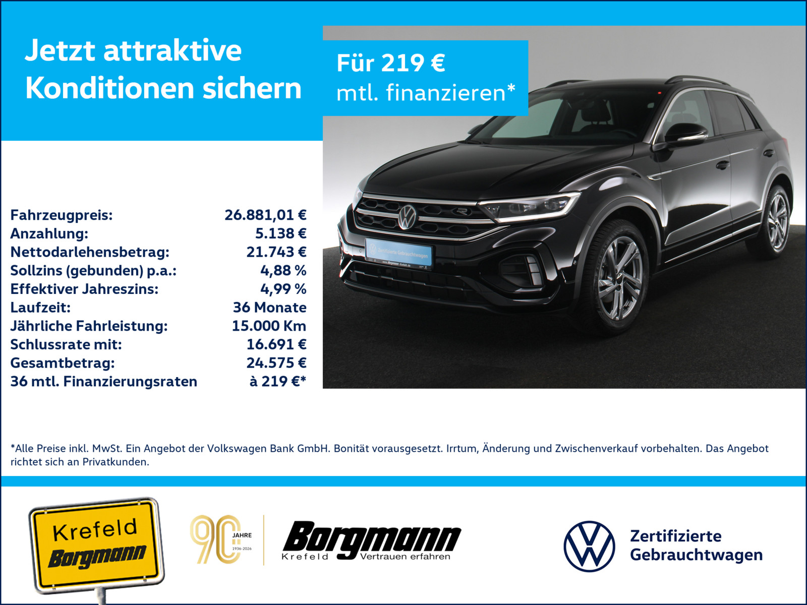 VW T-Roc 1.0 TSI R-Line