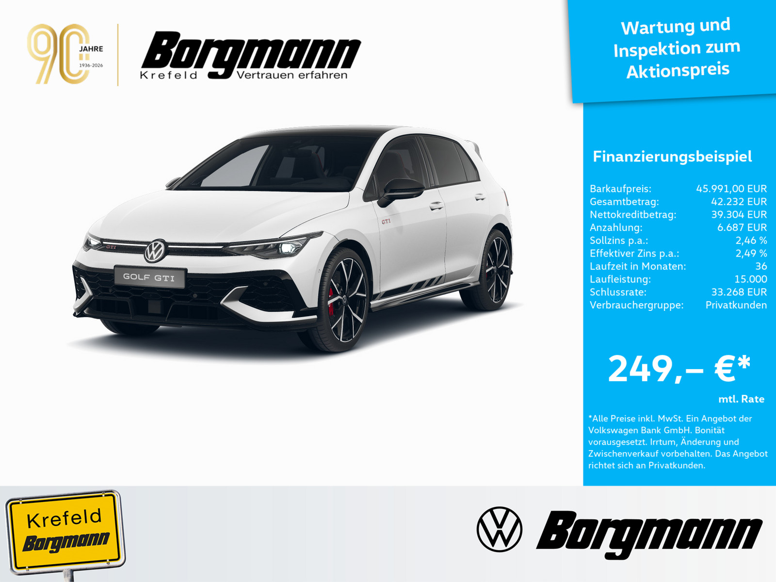 VW Golf VIII GTI Clubsport