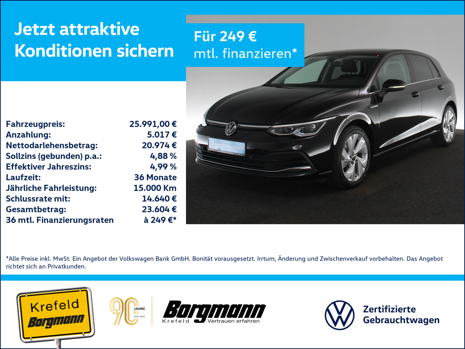 VW Golf VIII 1.5 eTSI Style