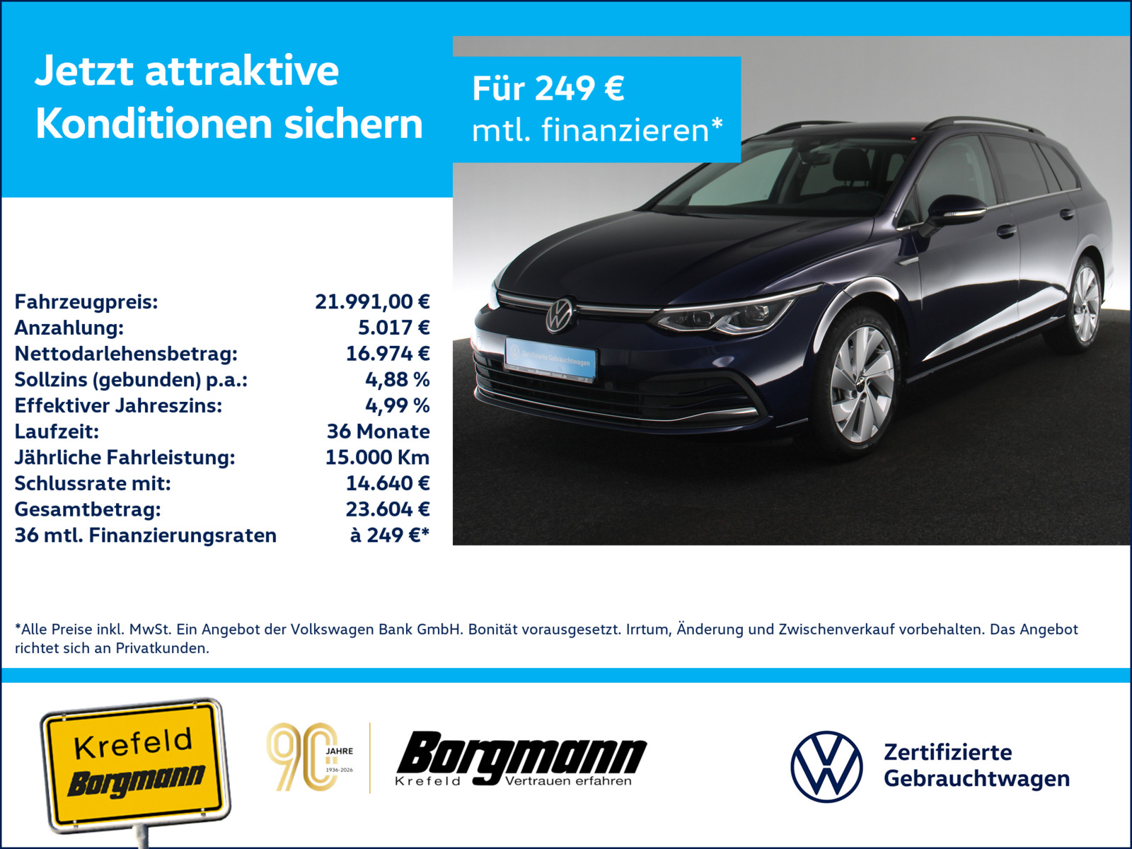 VW Golf VIII 2.0 TDI Style