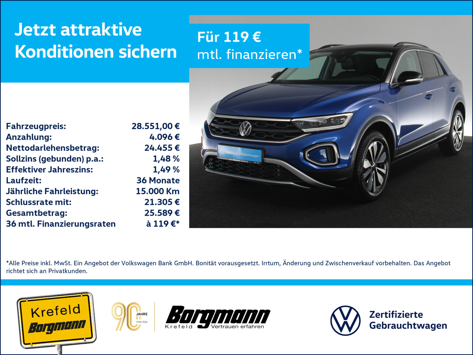 VW T-Roc 1.5 TSI Goal