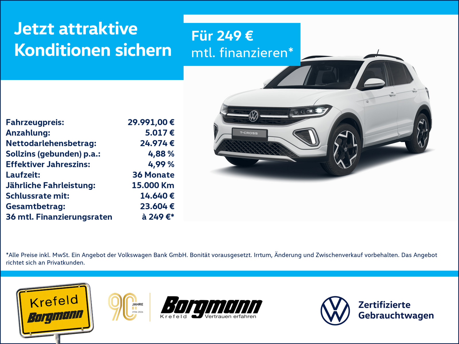 VW T-Cross 1.5 TSI R-Line