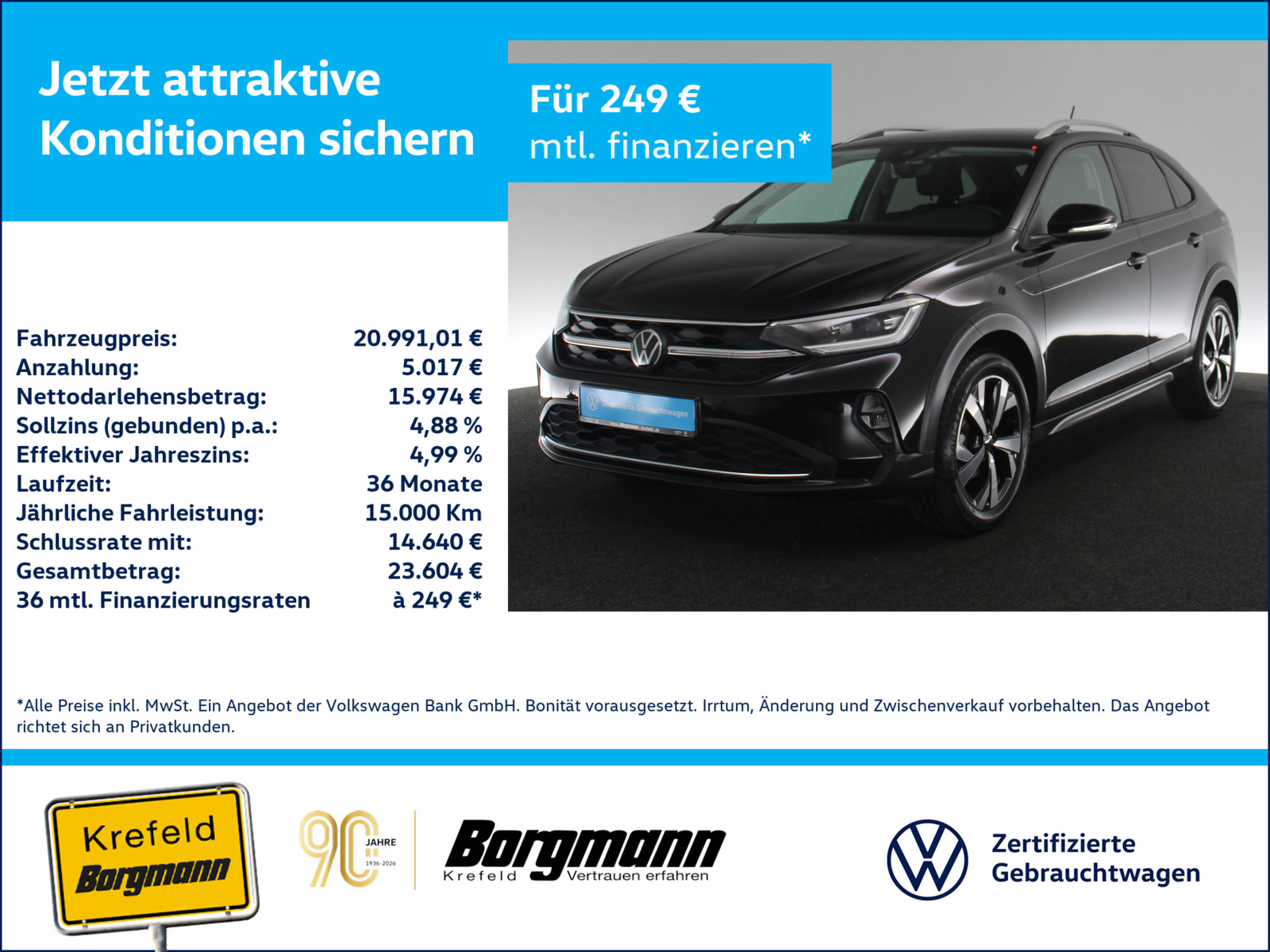 VW Taigo 1.0 TSI Style