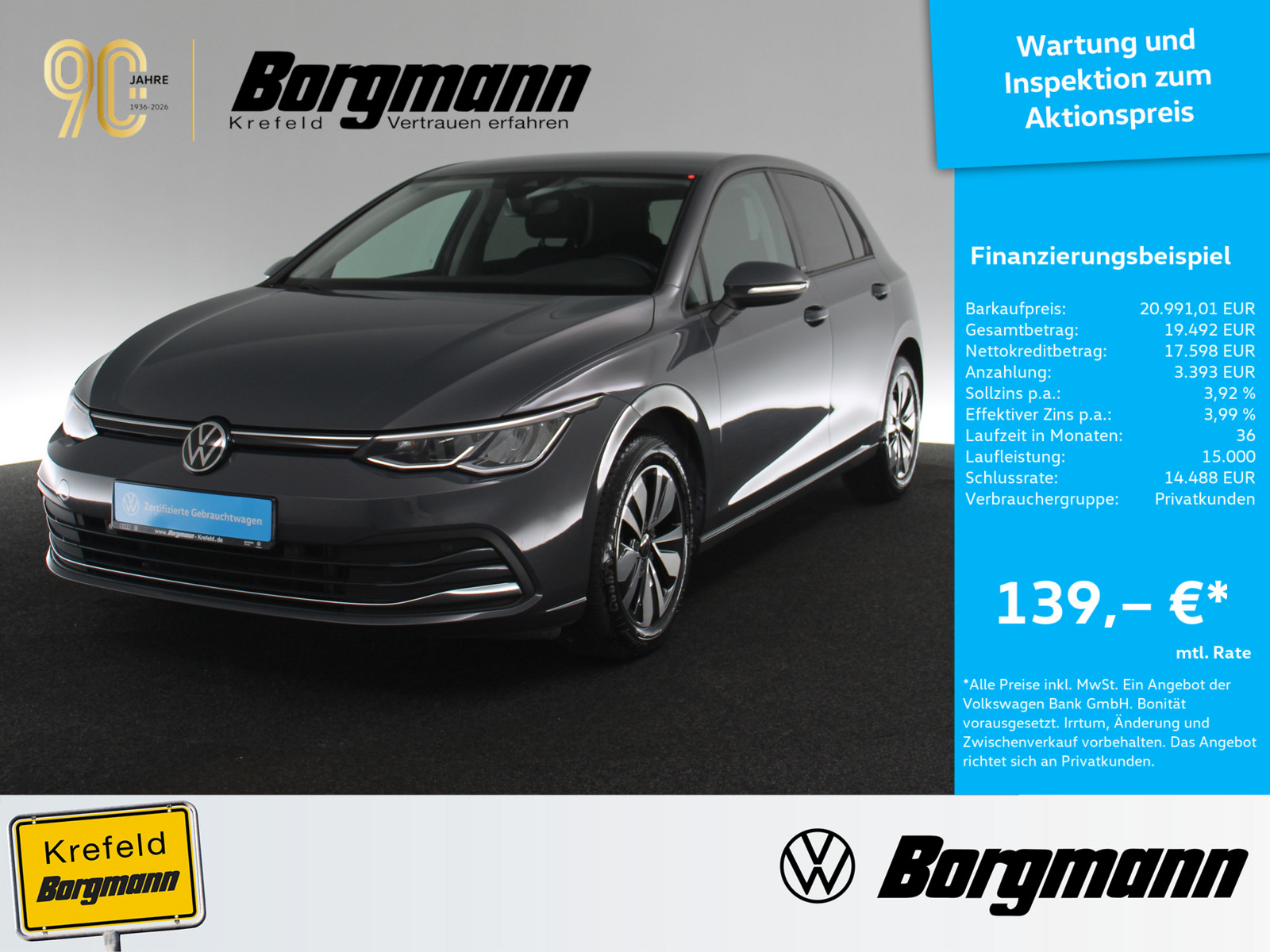 VW Golf VIII 2.0 TDI Move
