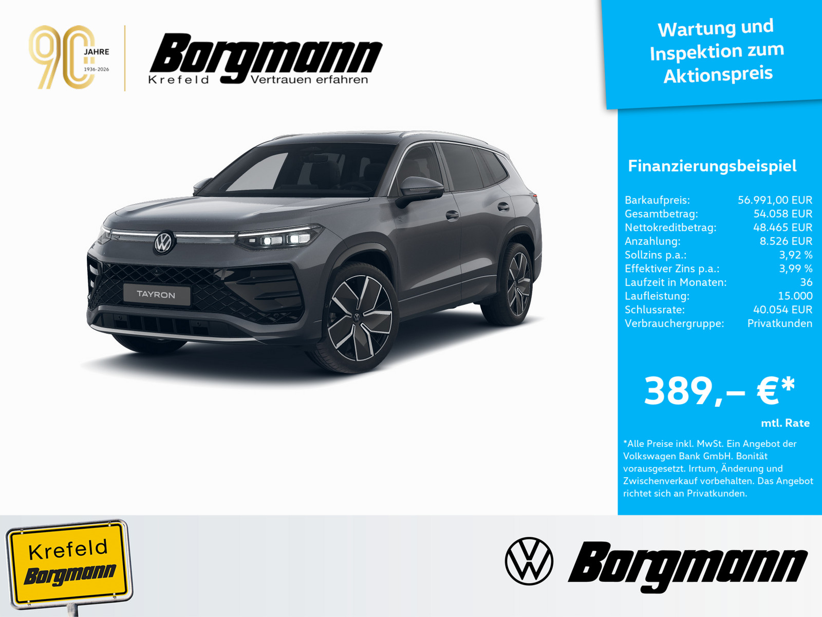 VW Tayron 2.0 TDI R-Line 4Motion