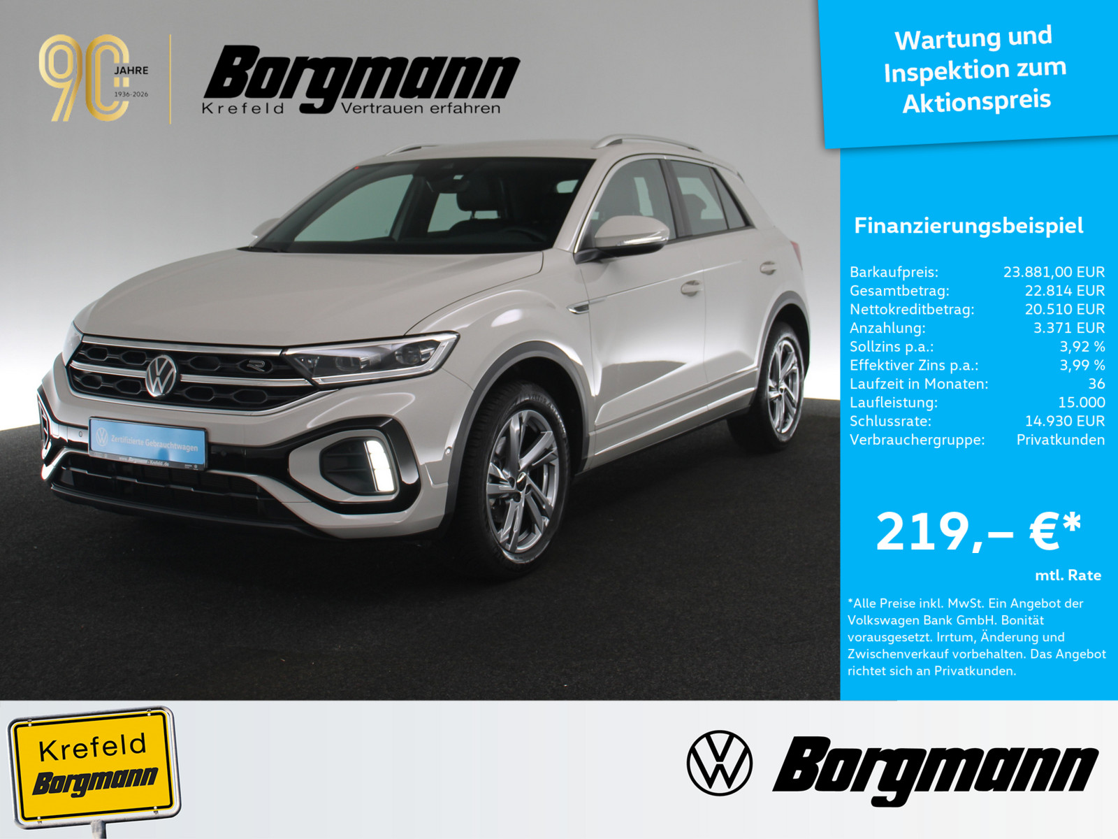 VW T-Roc 1.0 TSI R-Line