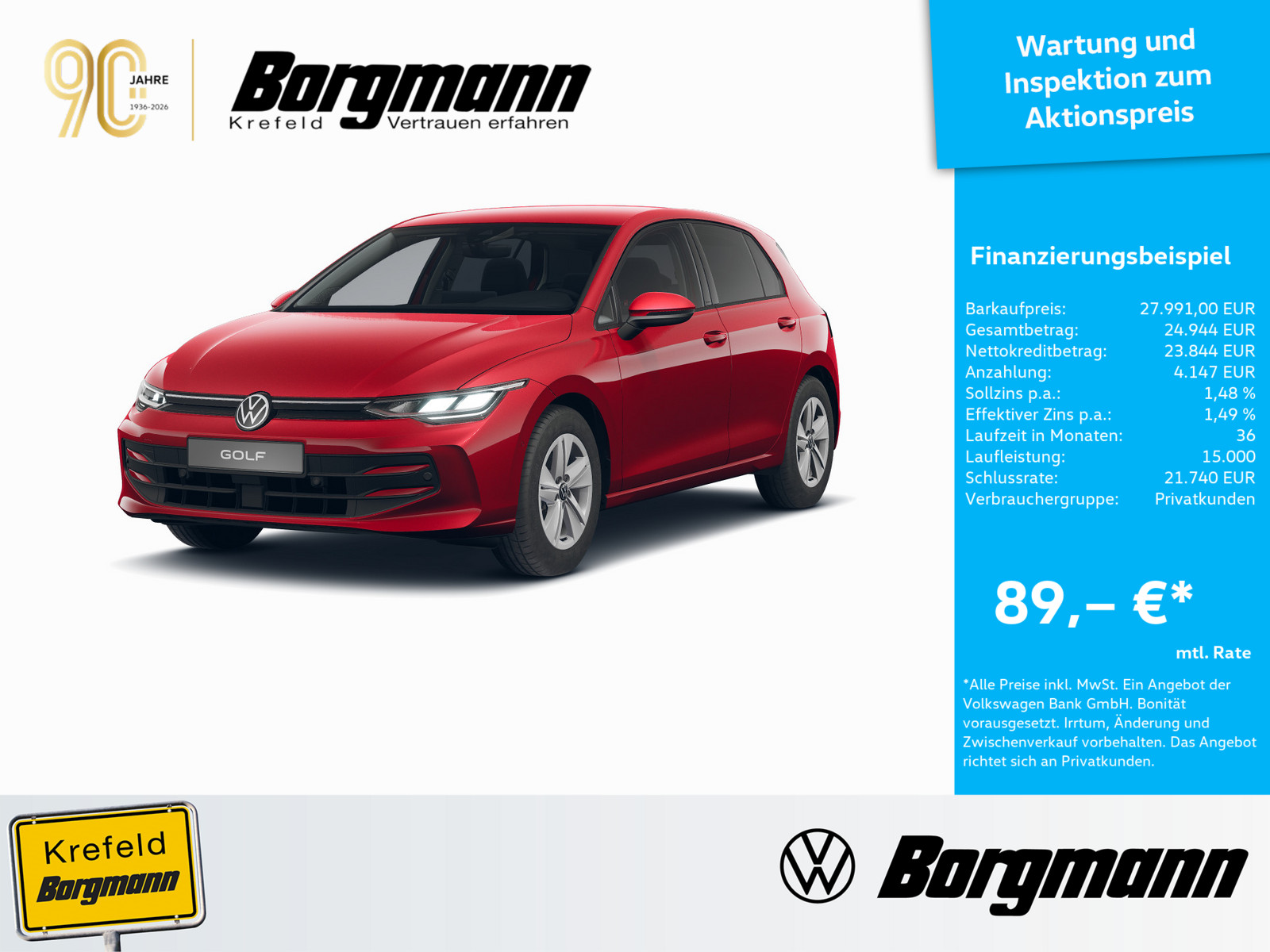 VW Golf VIII 1.5 eTSI Life
