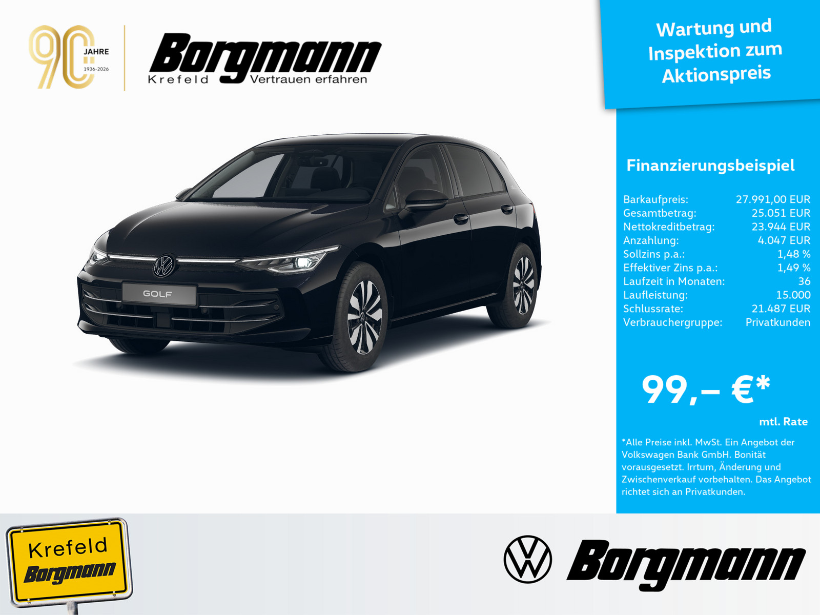 VW Golf VIII 1.5 eTSI Goal