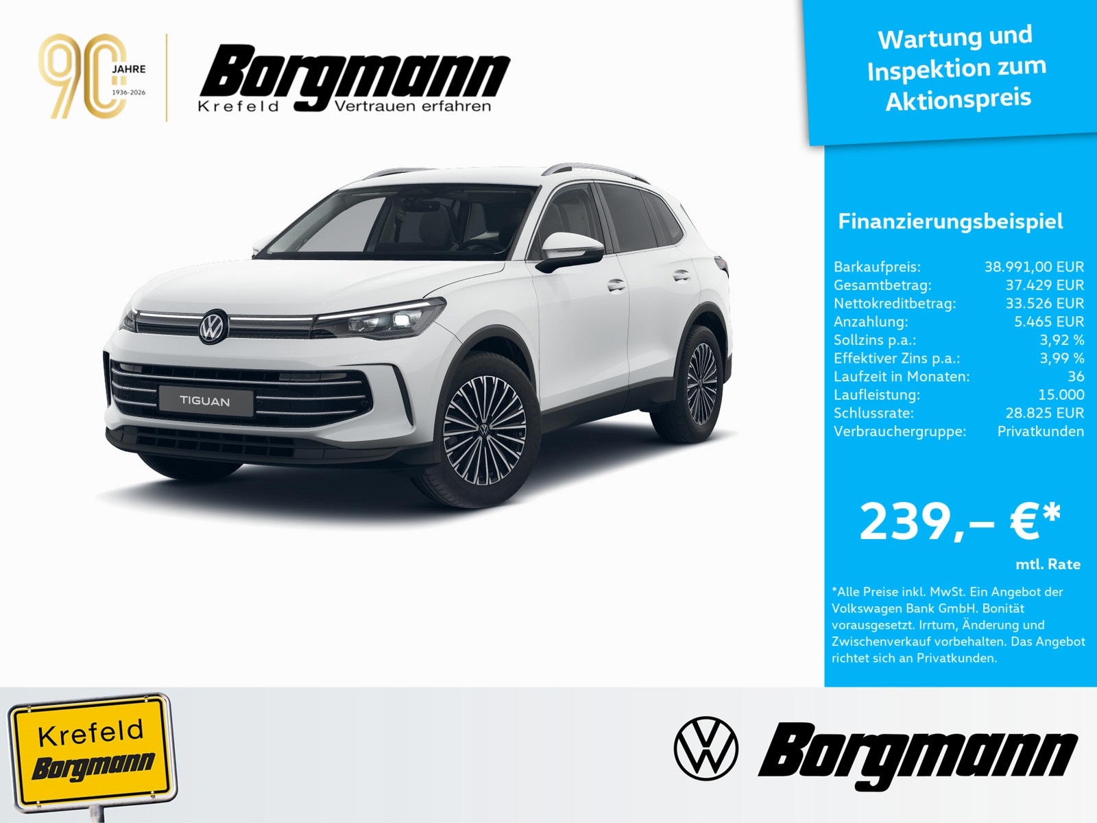 VW Tiguan 1.5 eTSI Elegance