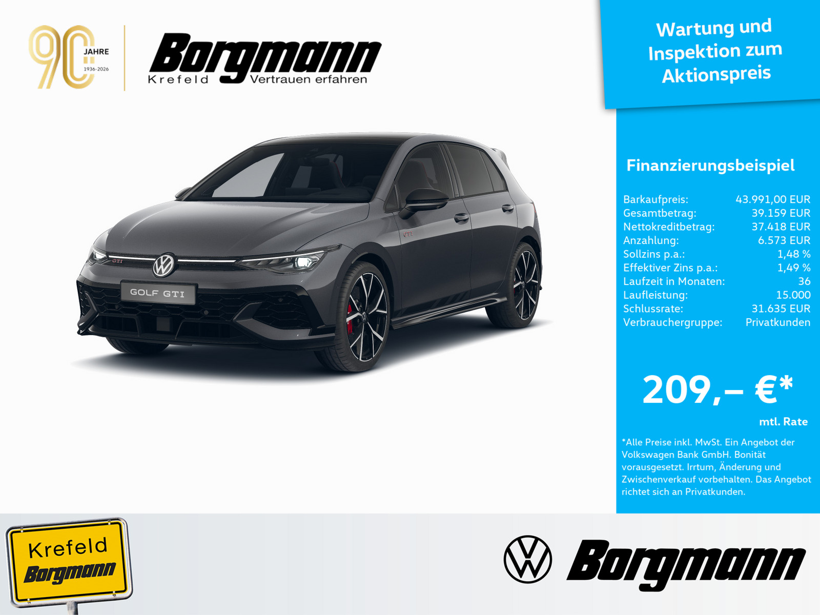 VW Golf VIII GTI Clubsport