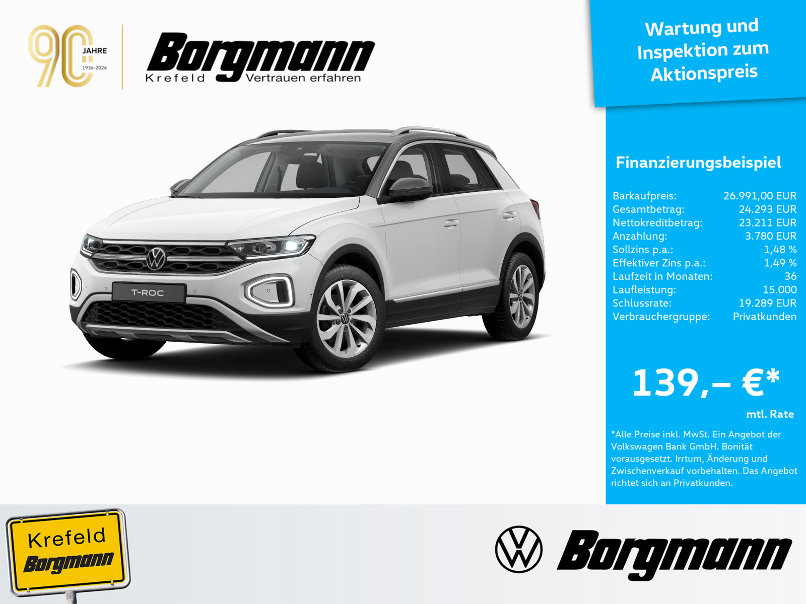 VW T-Roc 1.0 TSI Style